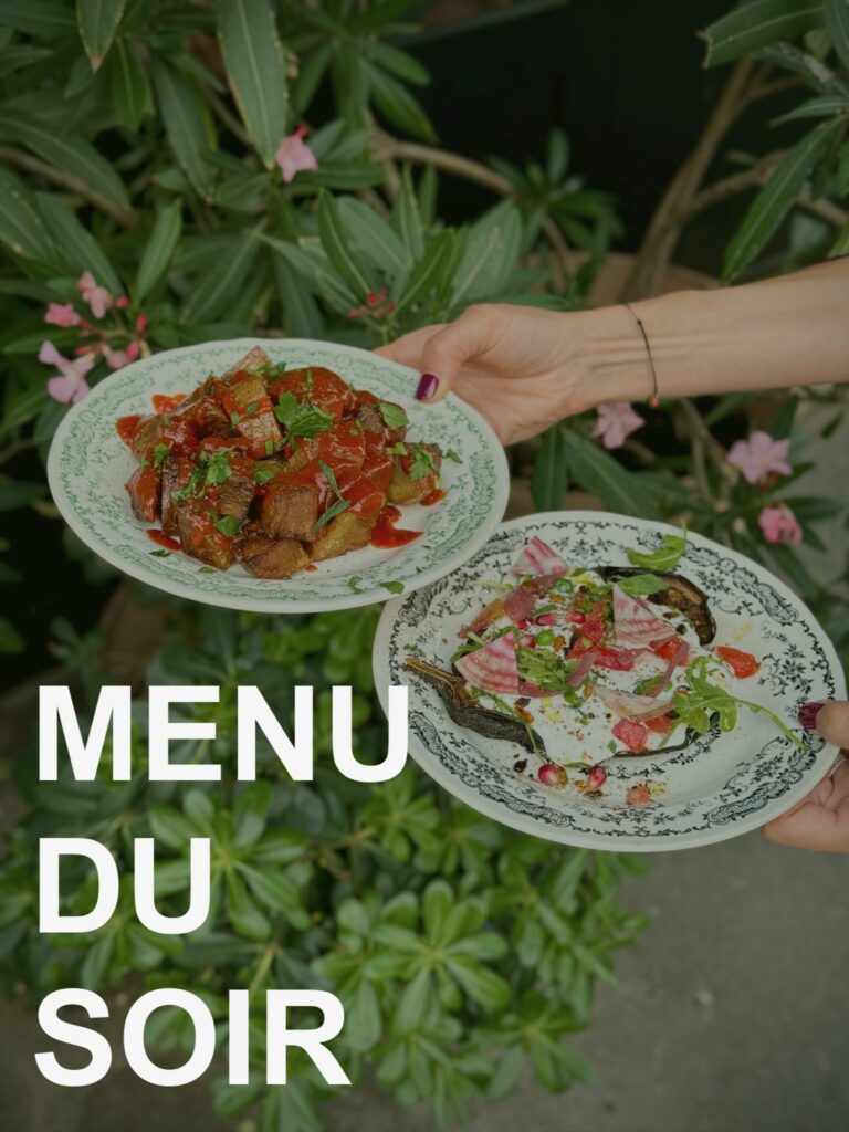 Menu du soir